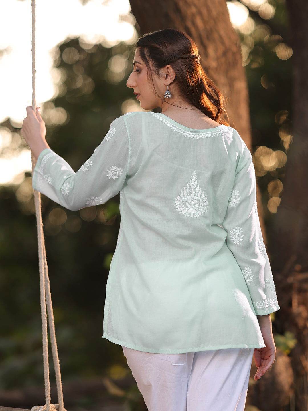 LEILA Chikankari Top - KRI CHIKANKARI